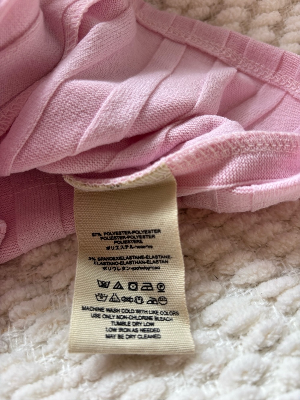 Free People Central Park Ribbed Knit Fitted Cardigan Top Blush Pink XS - Picture 5 of 7